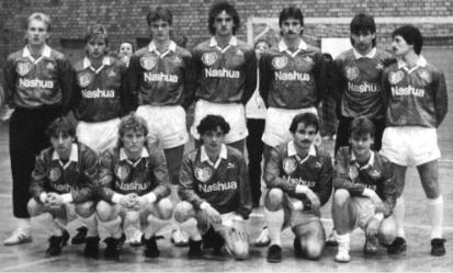 Chemie beim Hallenturnier 1990