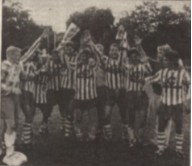 Jubel nach den Pokalsieg 1993